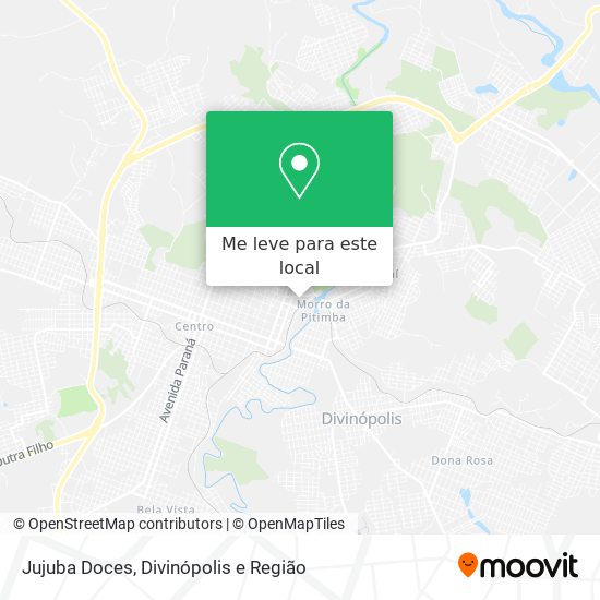 Jujuba Doces mapa