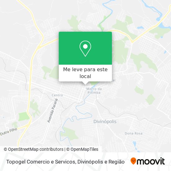 Topogel Comercio e Servicos mapa
