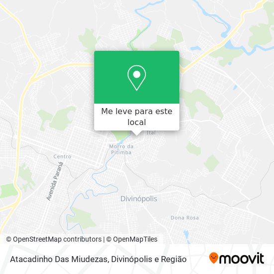 Atacadinho Das Miudezas mapa