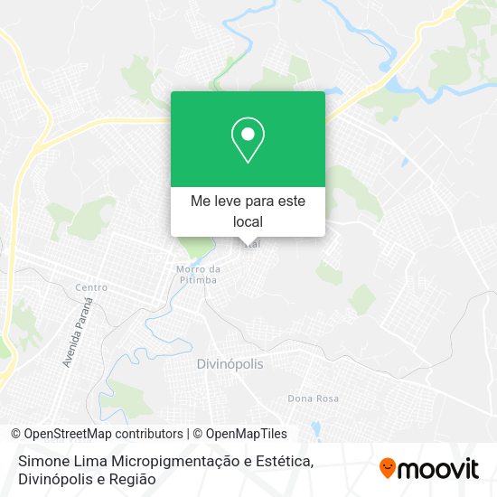 Simone Lima Micropigmentação e Estética mapa