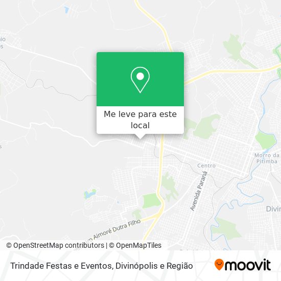 Trindade Festas e Eventos mapa