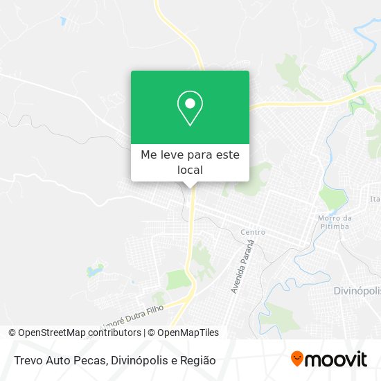 Trevo Auto Pecas mapa