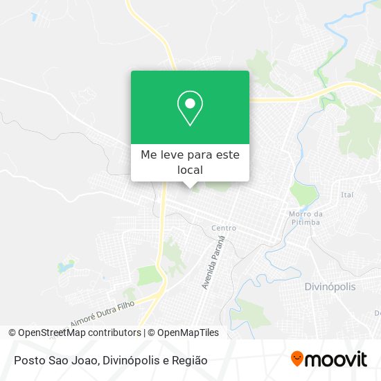 Posto Sao Joao mapa