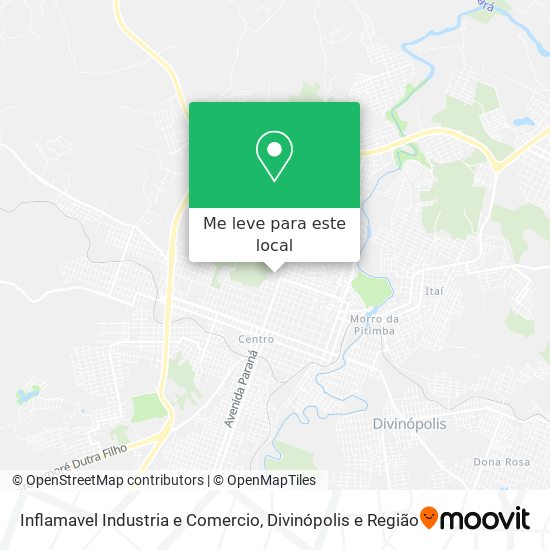 Inflamavel Industria e Comercio mapa