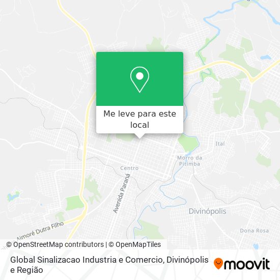 Global Sinalizacao Industria e Comercio mapa