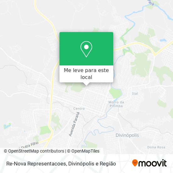 Re-Nova Representacoes mapa