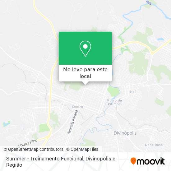 Summer - Treinamento Funcional mapa