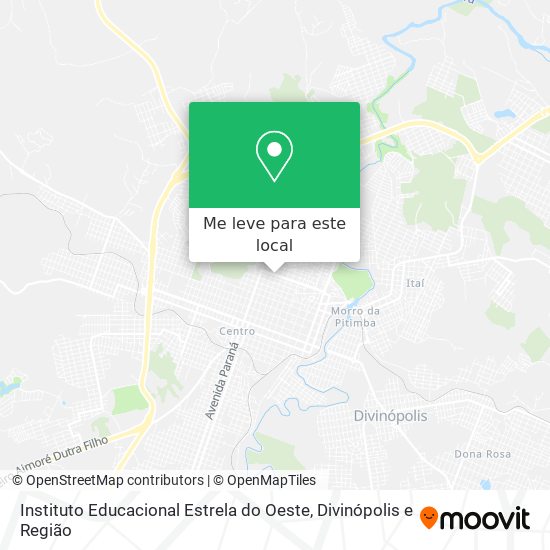 Instituto Educacional Estrela do Oeste mapa