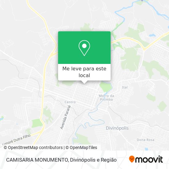 CAMISARIA MONUMENTO mapa