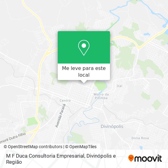 M F Duca Consultoria Empresarial mapa