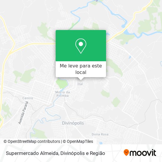Supermercado Almeida mapa
