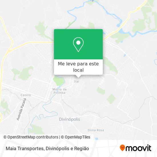 Maia Transportes mapa