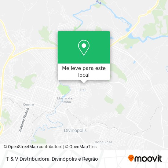 T & V Distribuidora mapa