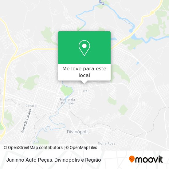 Juninho Auto Peças mapa