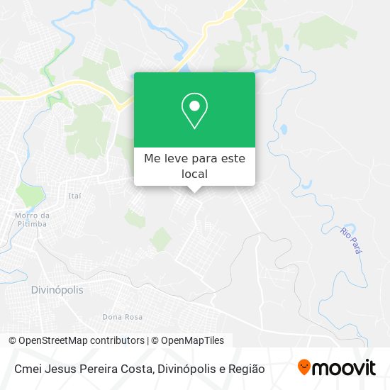 Cmei Jesus Pereira Costa mapa