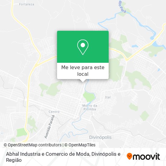 Abhal Industria e Comercio de Moda mapa