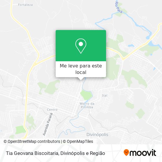 Tia Geovana Biscoitaria mapa