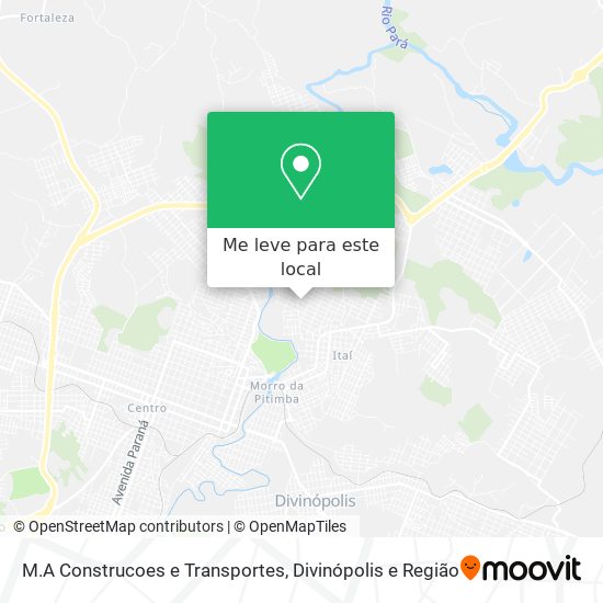 M.A Construcoes e Transportes mapa