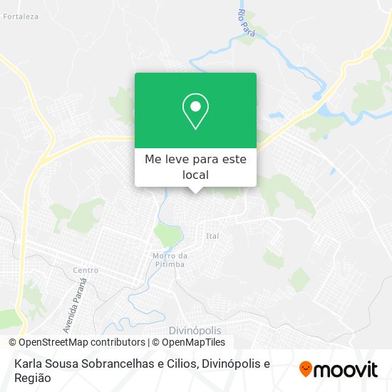 Karla Sousa Sobrancelhas e Cilios mapa