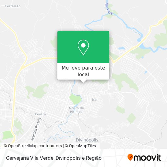 Cervejaria Vila Verde mapa