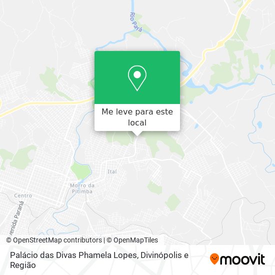Palácio das Divas Phamela Lopes mapa