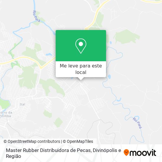Master Rubber Distribuidora de Pecas mapa