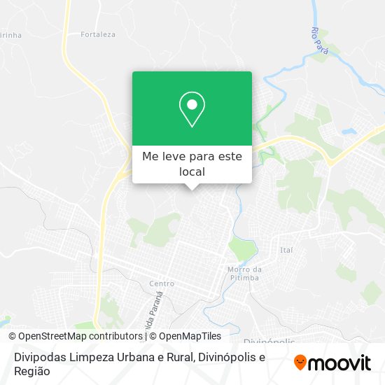 Divipodas Limpeza Urbana e Rural mapa