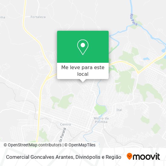 Comercial Goncalves Arantes mapa