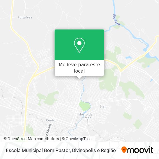 Escola Municipal Bom Pastor mapa