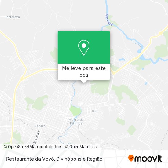 Restaurante da Vovó mapa