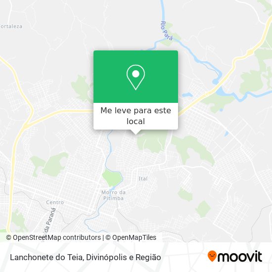 Lanchonete do Teia mapa