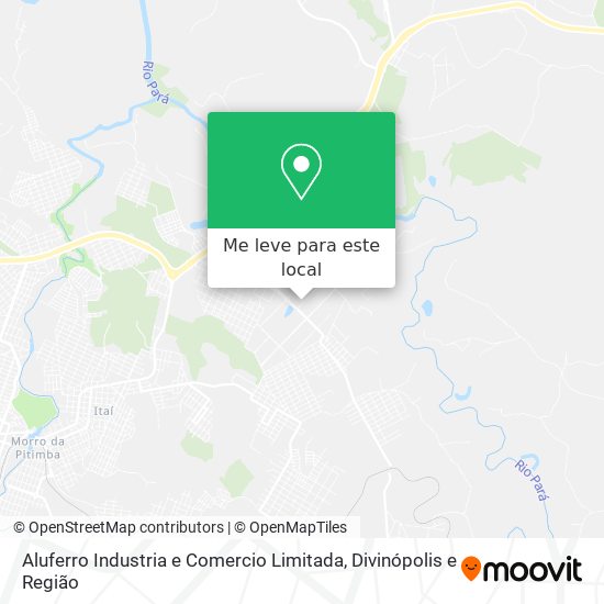 Aluferro Industria e Comercio Limitada mapa