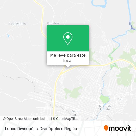 Lonas Divinopólis mapa