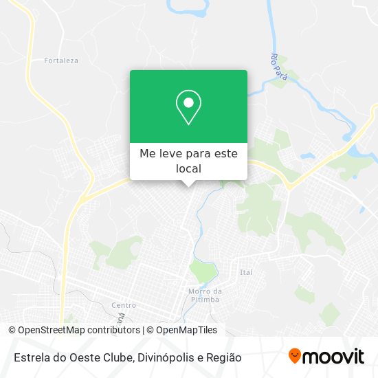 Estrela do Oeste Clube mapa
