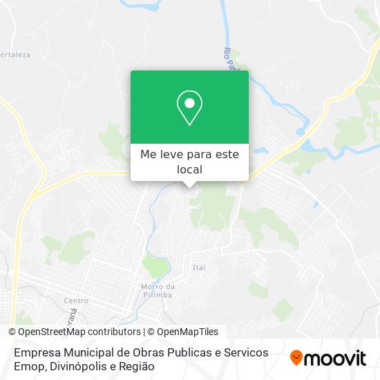 Empresa Municipal de Obras Publicas e Servicos Emop mapa