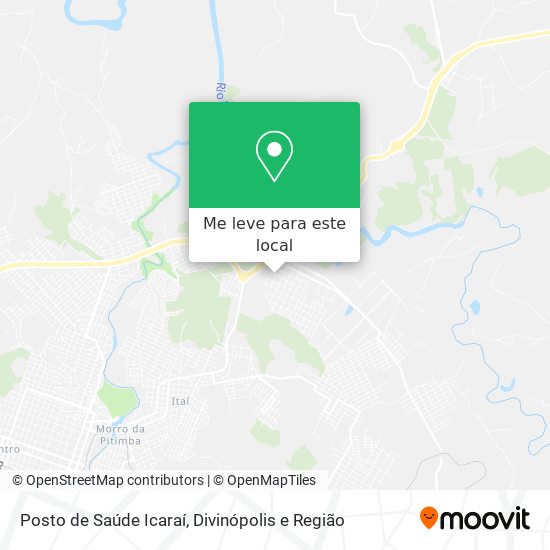 Posto de Saúde Icaraí mapa