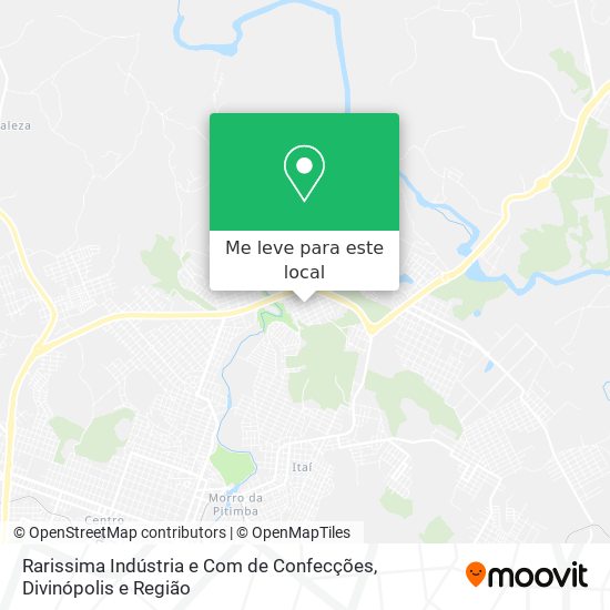 Rarissima Indústria e Com de Confecções mapa