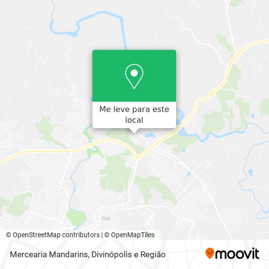 Mercearia Mandarins mapa