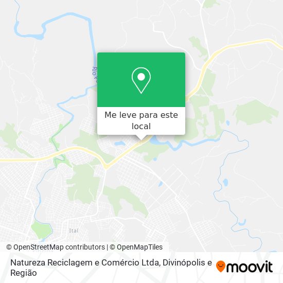 Natureza Reciclagem e Comércio Ltda mapa