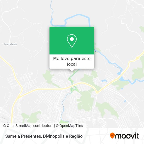 Samela Presentes mapa