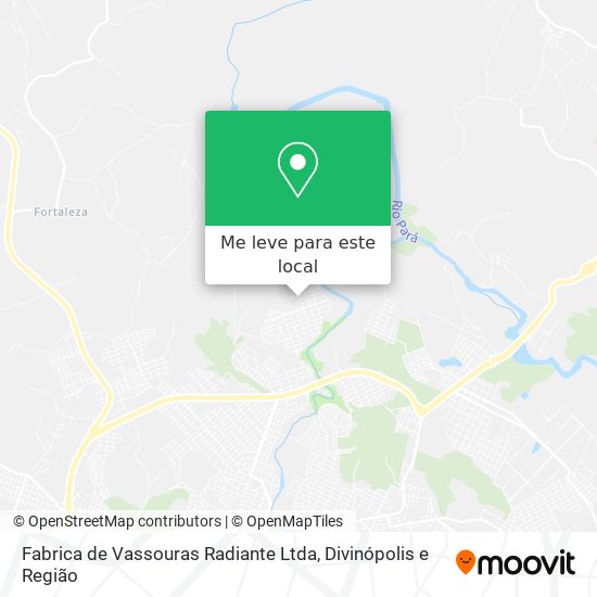 Fabrica de Vassouras Radiante Ltda mapa