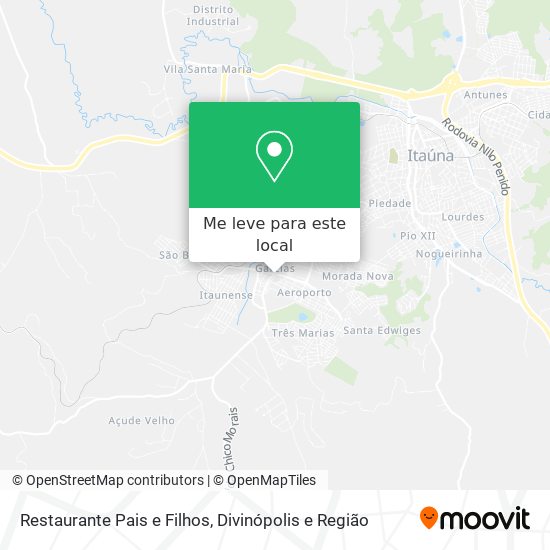 Restaurante Pais e Filhos mapa