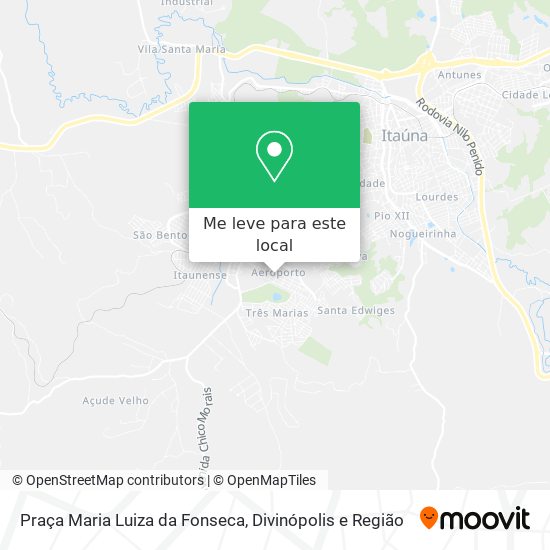 Praça Maria Luiza da Fonseca mapa