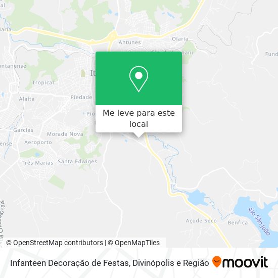 Infanteen Decoração de Festas mapa