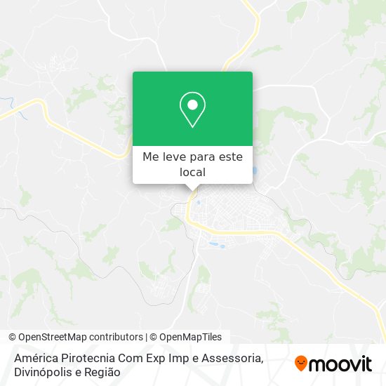 América Pirotecnia Com Exp Imp e Assessoria mapa