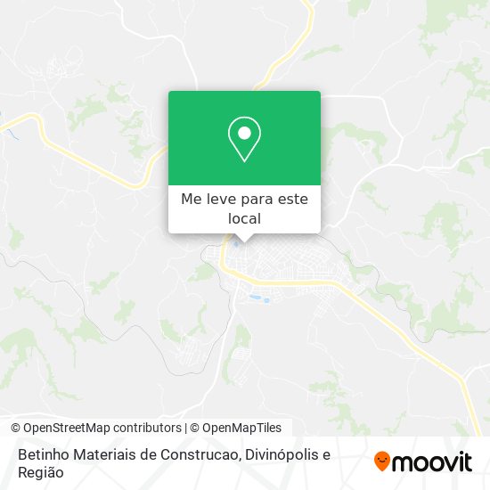 Betinho Materiais de Construcao mapa