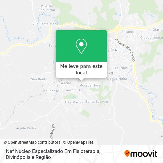 Nef Nucleo Especializado Em Fisioterapia mapa