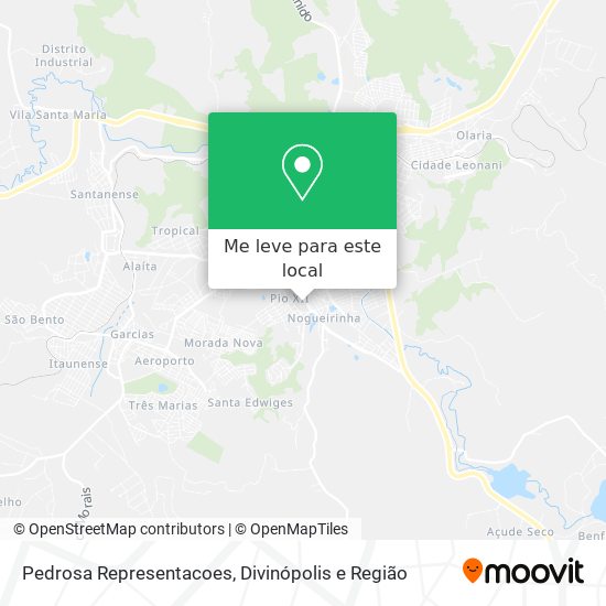 Pedrosa Representacoes mapa