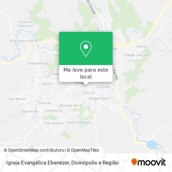 Igreja Evangélica Ebenézer mapa