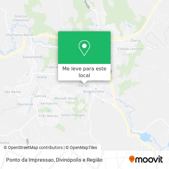 Ponto da Impressao mapa